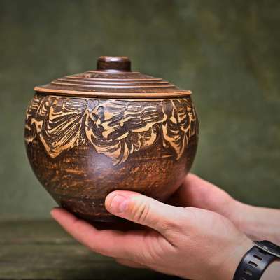 Stoneware Pot With Lid | Clayproductsshop.com Profile Picture